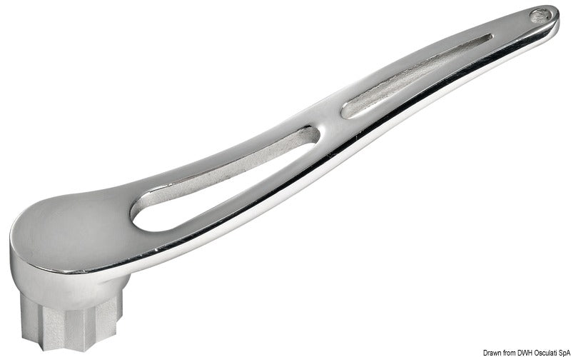Handle AISI 316 to open plugs - foto originale Osculati Srl