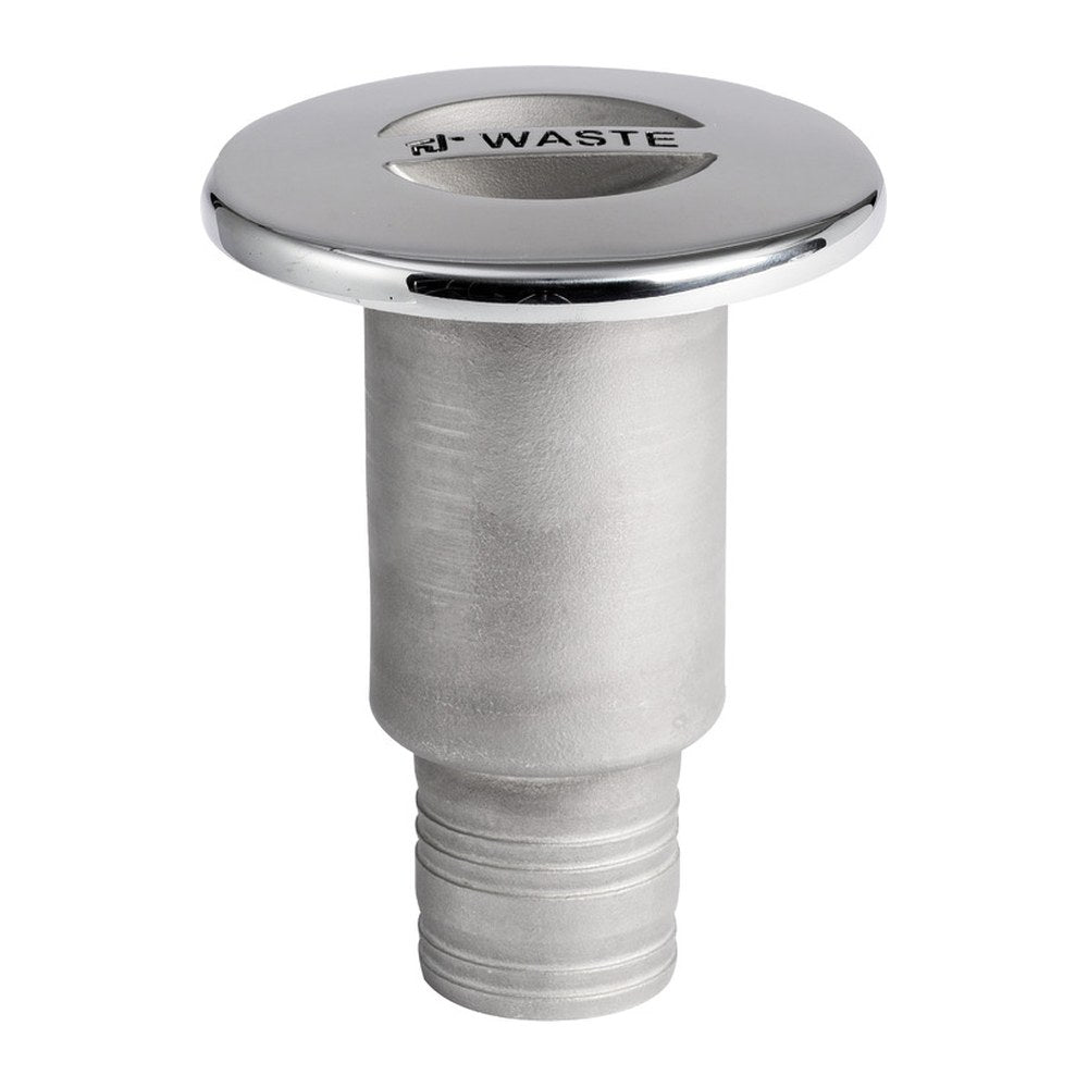 WASTE deck plug polished AISI316 38mm 96.3mm - foto originale Osculati Srl