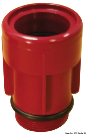 Hose connector 1 1/8" for deck filler - foto originale Osculati Srl