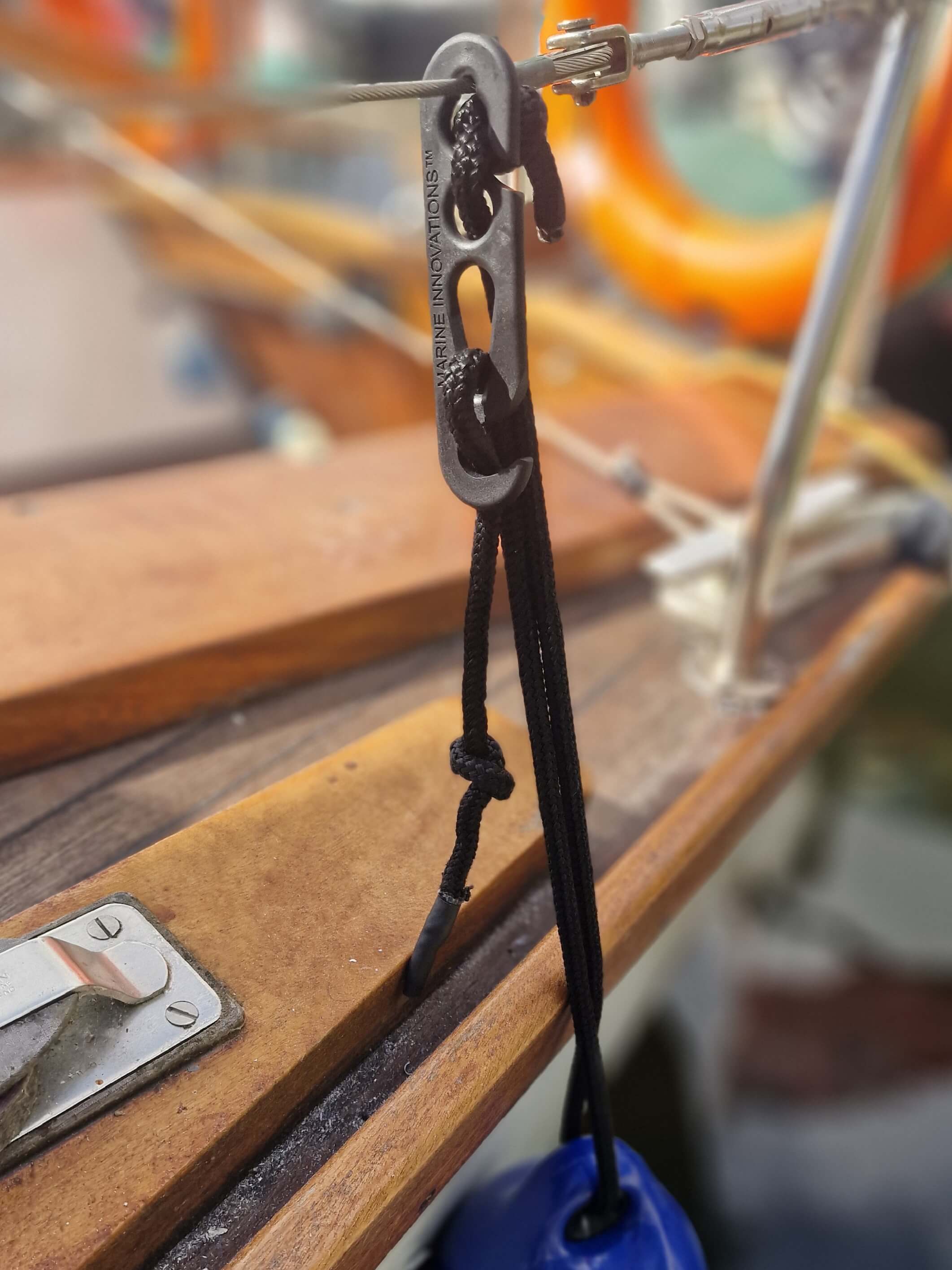 Fender Mate Slider by Marine Innovations, quick release boat fender accessory
