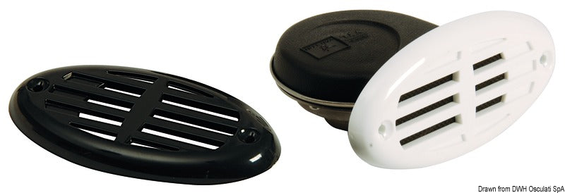 Built-in ABS horn w/white front panel - foto originale Osculati Srl