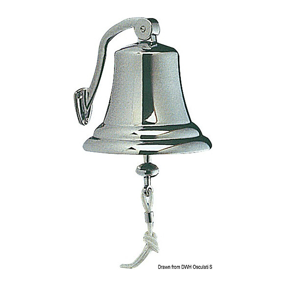 Chromed brass bell Ø 175 mm - foto originale Osculati Srl