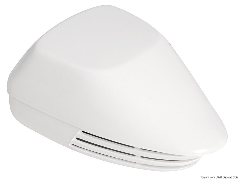 Diaphragm horn white ABS 12 V - foto originale Osculati Srl