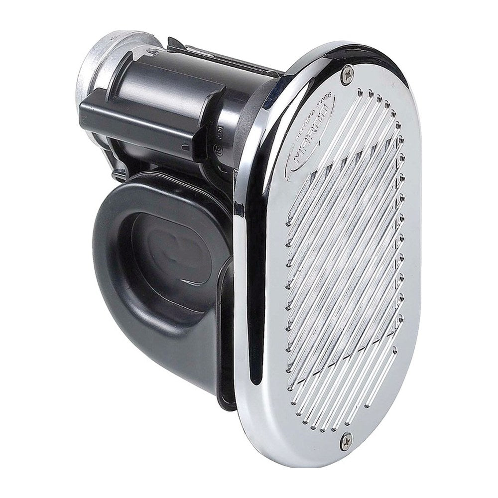 Marco HURRICANE electropneumatic chromed horn 24 V - foto originale Osculati Srl