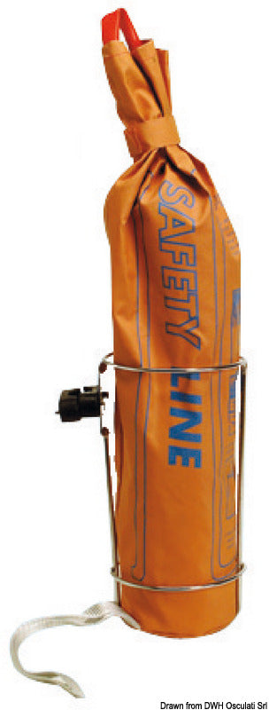 Fluo throwing line rope 28 m - foto originale Osculati Srl