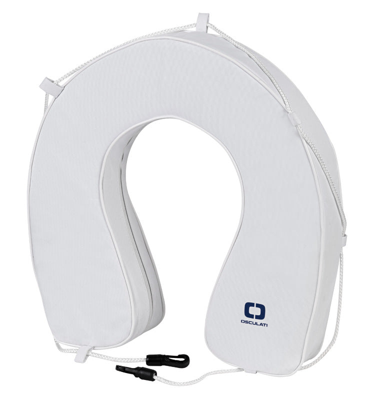 Soft horseshoe lifebuoy white PVC - foto originale Osculati Srl