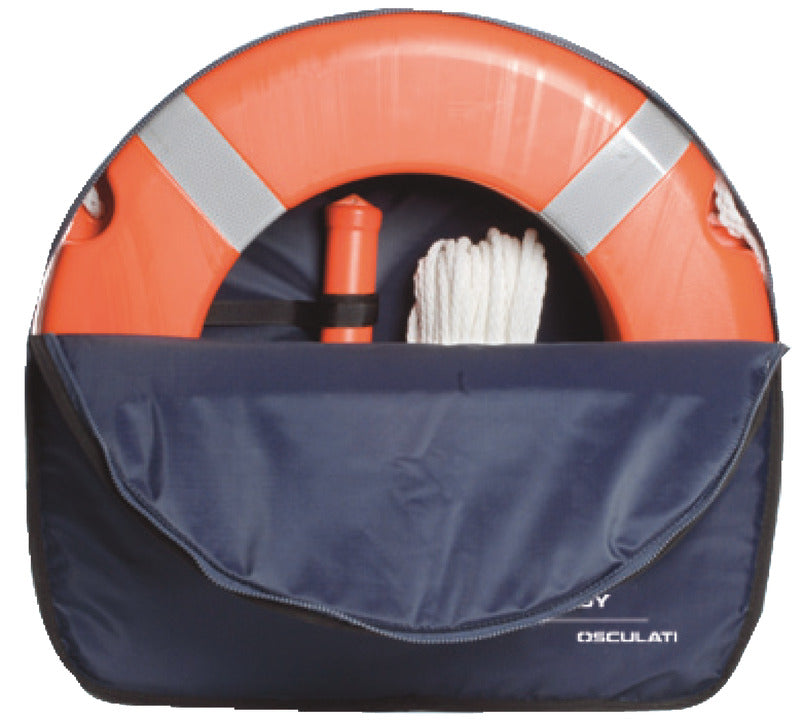 Blue bag for horseshoe lifebuoy - foto originale Osculati Srl