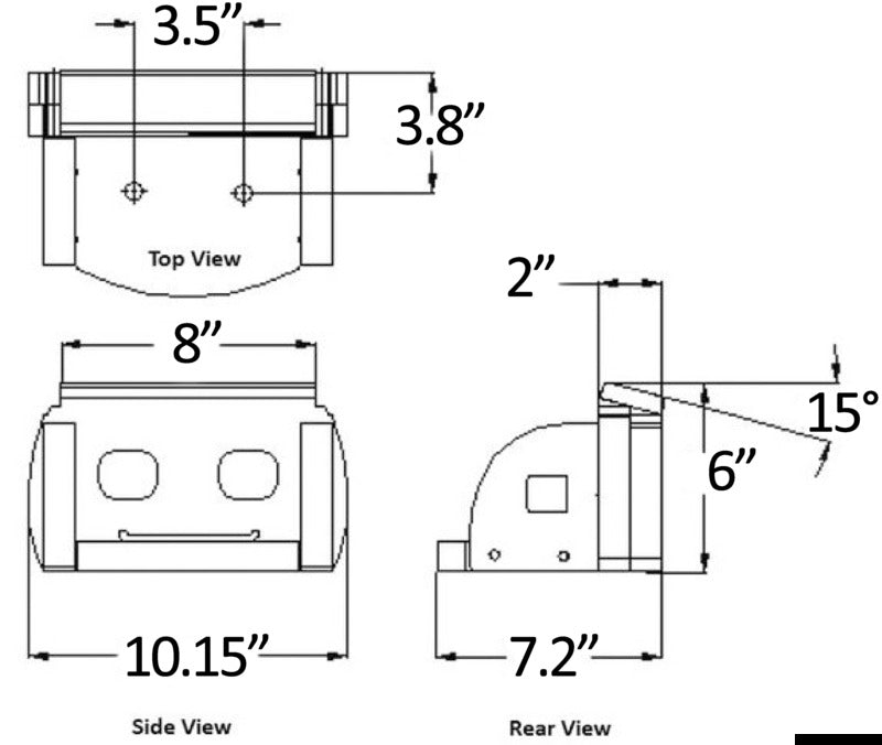 VersaChock New Gen removable dinghy supports - foto originale Osculati Srl