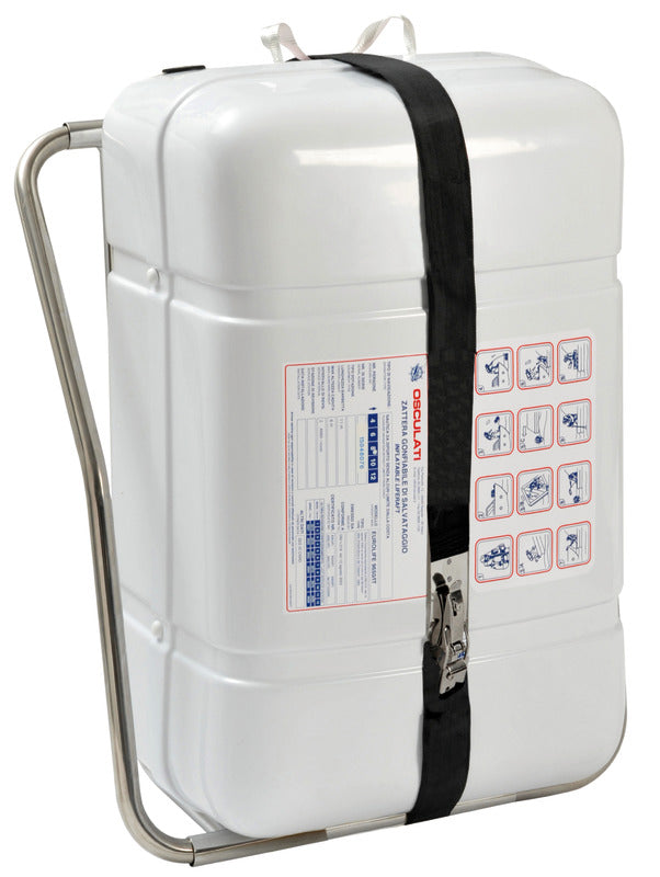 Vertical liferaft holder - foto originale Osculati Srl