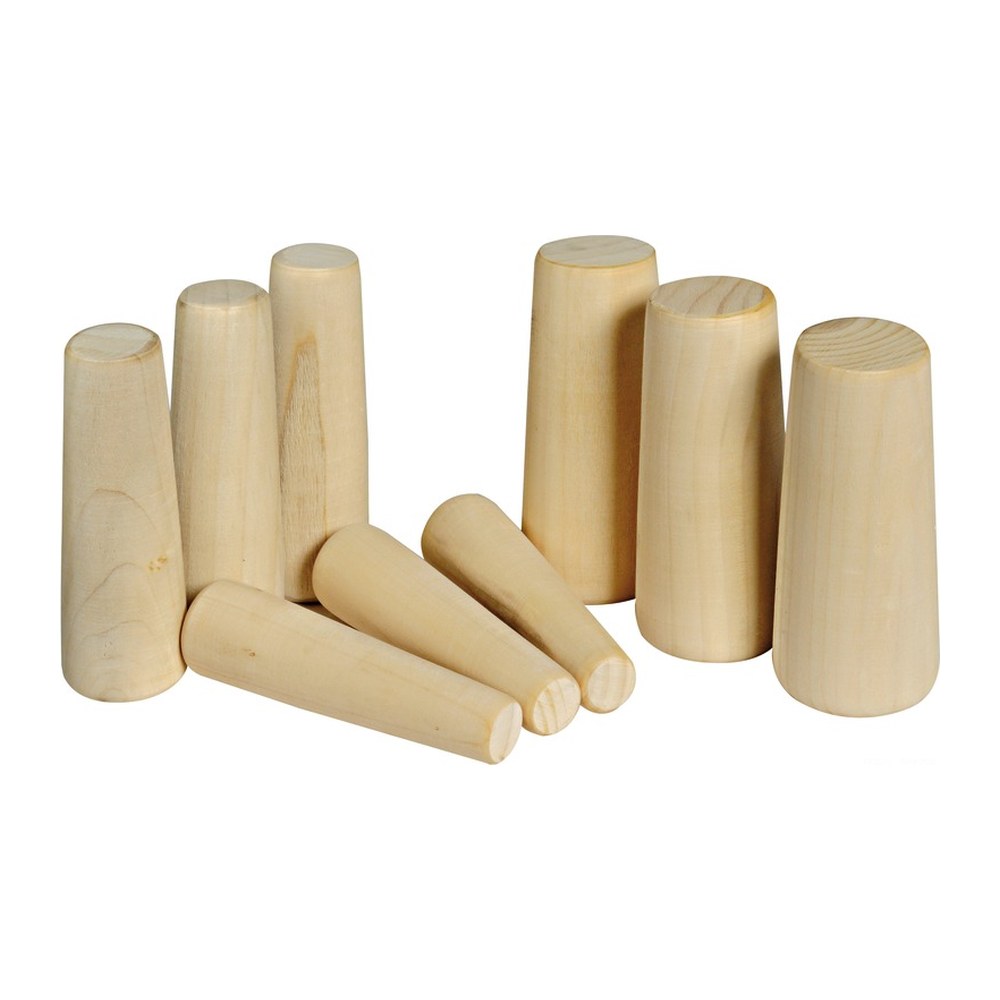 Series of 9 emergency wooden plugs 20 to 49 mm - foto originale Osculati Srl