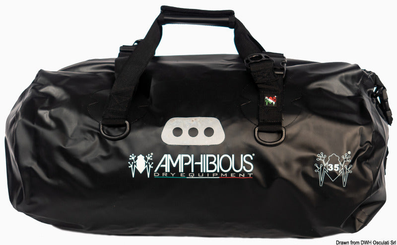 AMPHIBIOUS Amarouk watertight bag black 35 l - foto originale Osculati Srl