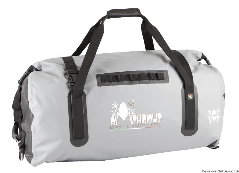 AMPHIBIOUS Cargo watertight grey bag 80 l - foto originale Osculati Srl