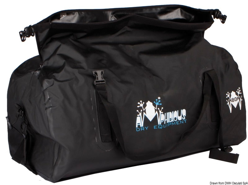 AMPHIBIOUS Cargo watertight black bag 100 l - foto originale Osculati Srl