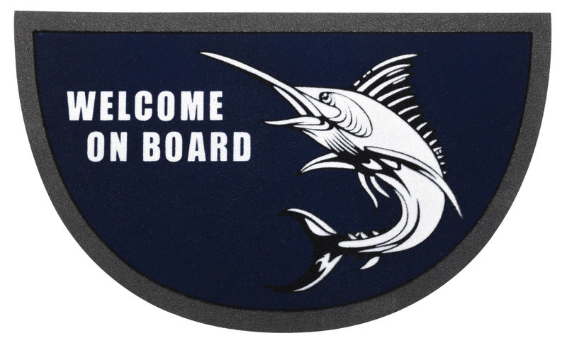 Format antiskid semi-circ. doormat 40x68 cm Marlin - foto originale Osculati Srl