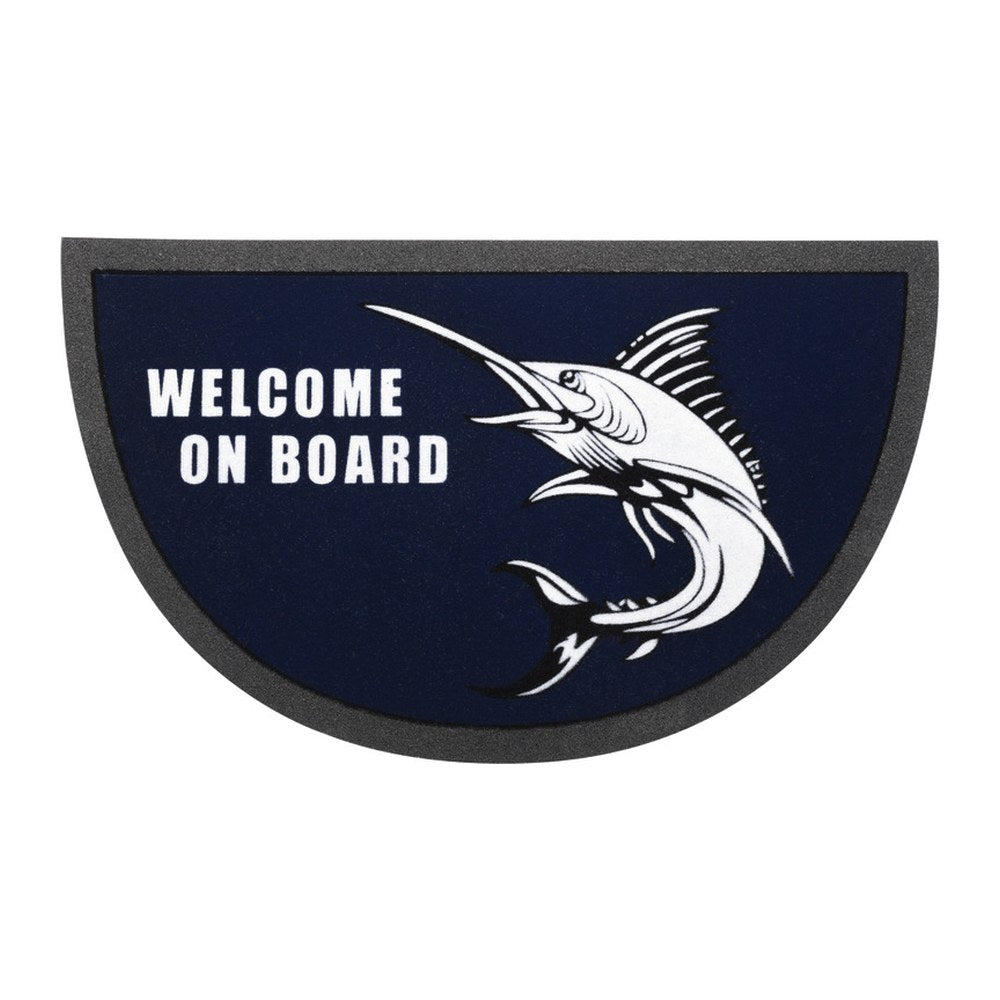 Format antiskid semi-circ. doormat 40x68 cm Marlin - foto originale Osculati Srl