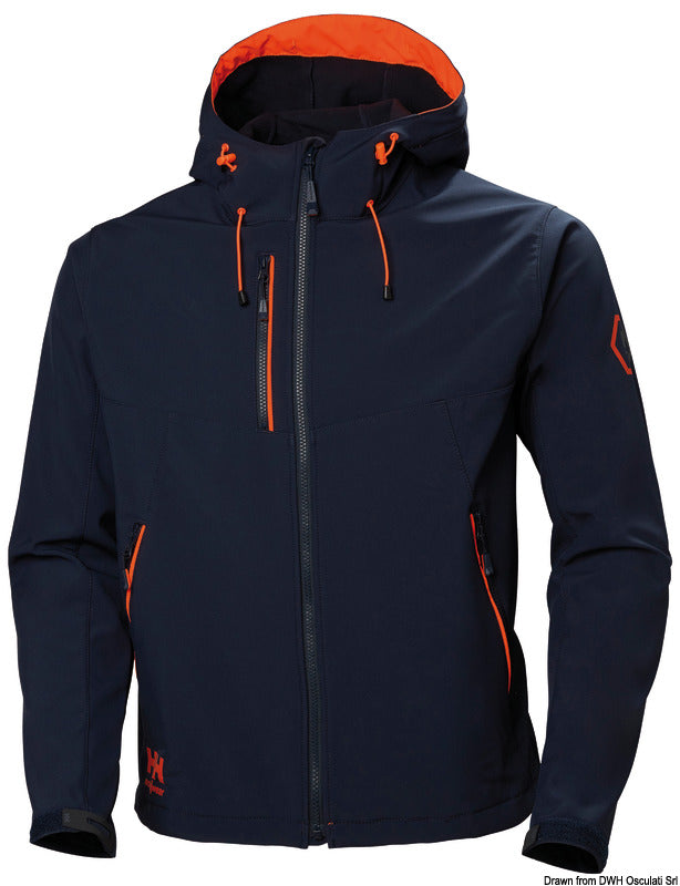 Helly Hansen HH Chelsea Evo Hooded Softshell navy blue XXL - foto originale Osculati Srl