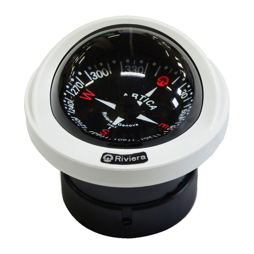 RIVIERA Artica Slim 2"3/4 white compass, black rose - foto originale Osculati Srl