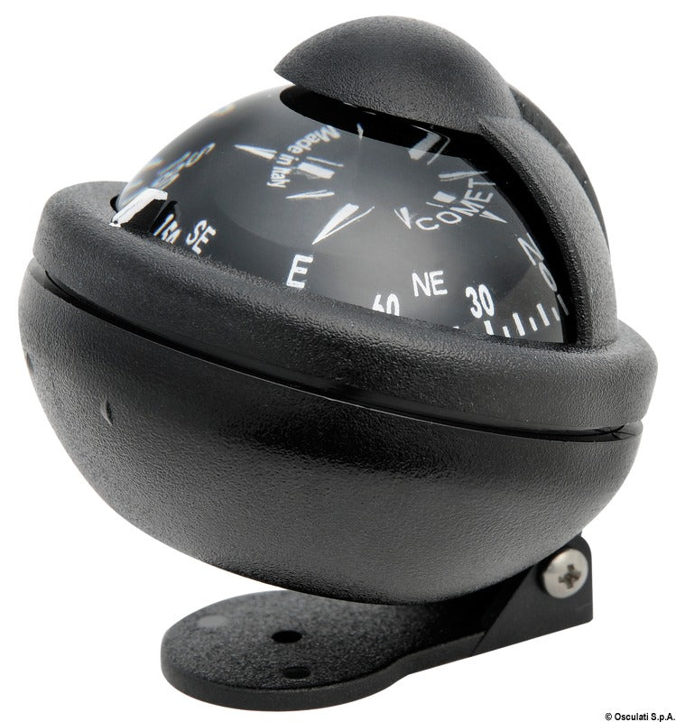 RIVIERA Comet compass 2" w/bracket black - foto originale Osculati Srl