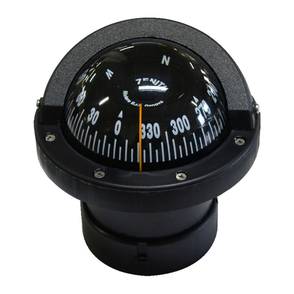 RIVIERA Zenith SLIM 3" black compass, black flat rose - foto originale Osculati Srl
