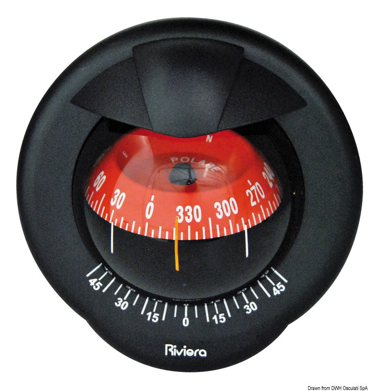RIVIERA Pegasus compass 3" black rose/red body - foto originale Osculati Srl