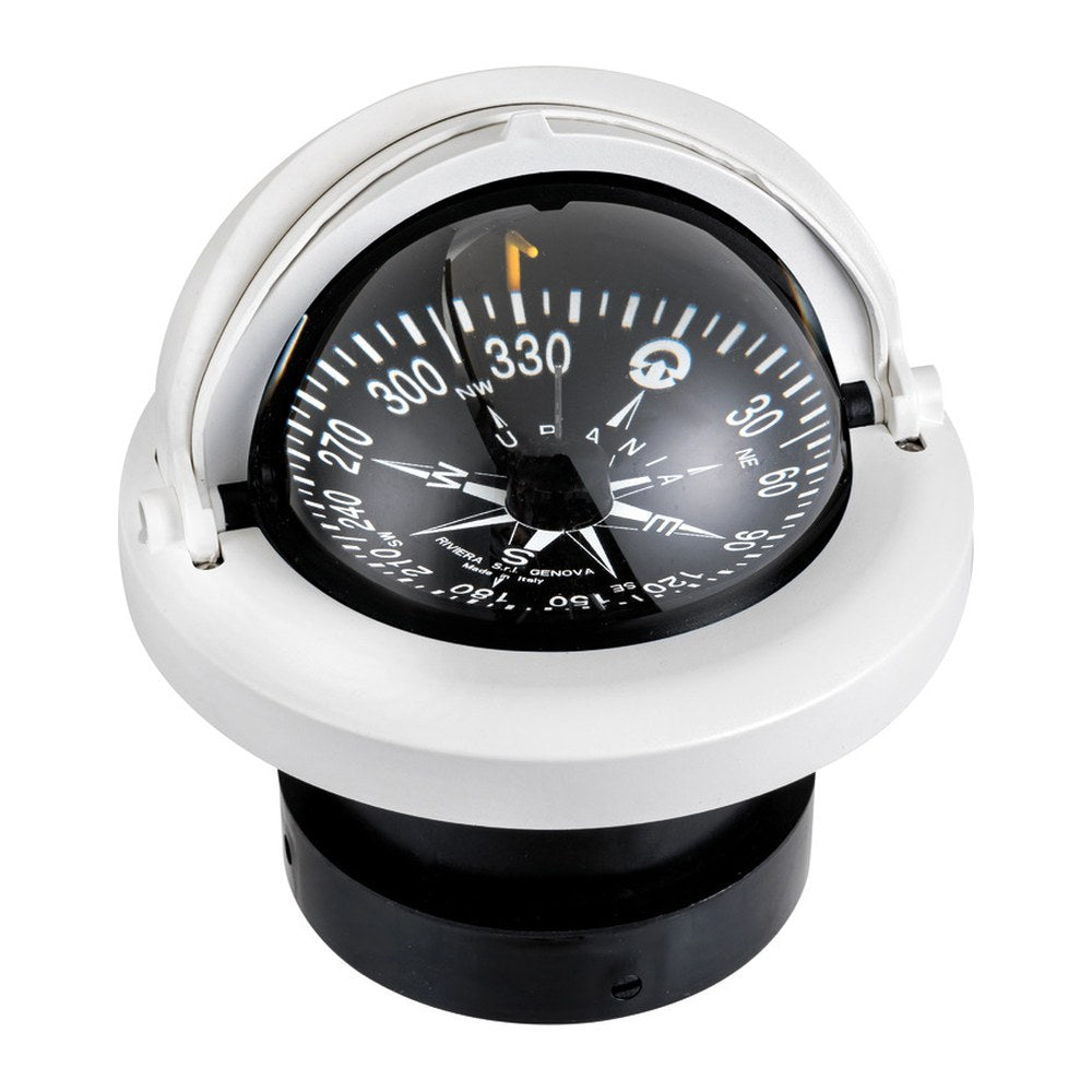 RIVIERA compass 4" w/cover white rose/black body topview - foto originale Osculati Srl