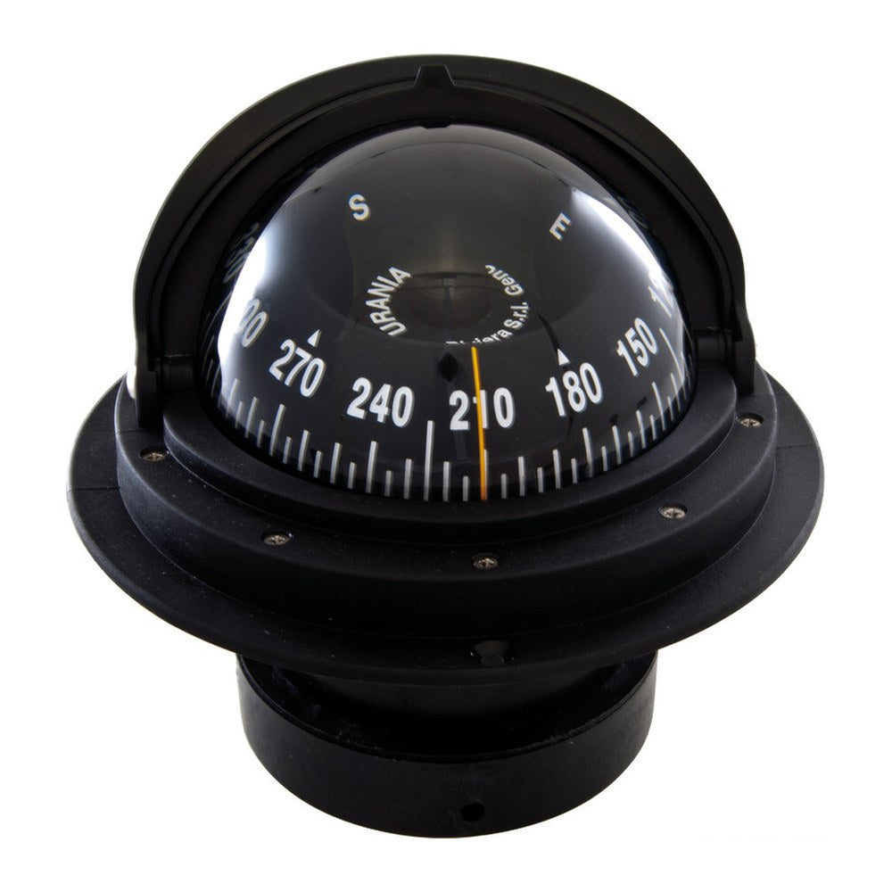 RIVIERA compass 4" enveloping opening black/black front view - foto originale Osculati Srl