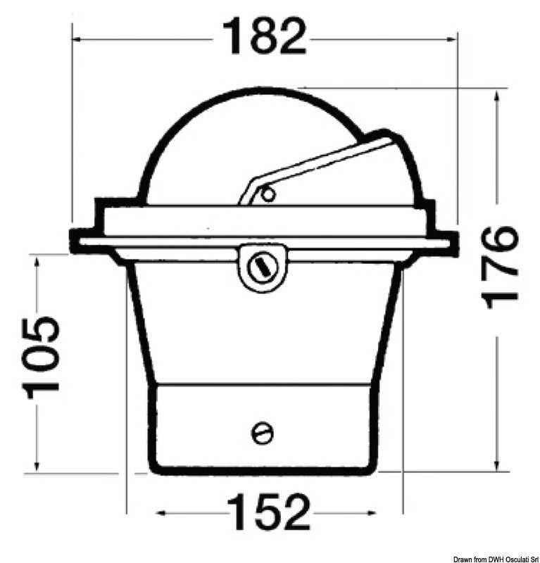 RIVIERA BW3 compass 5" - foto originale Osculati Srl