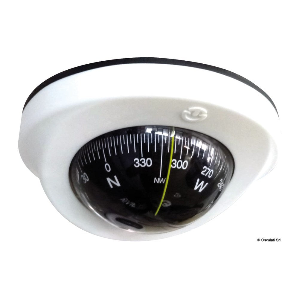 RIVIERA Astra BAS1 4" compass ceiling mounting white black - foto originale Osculati Srl
