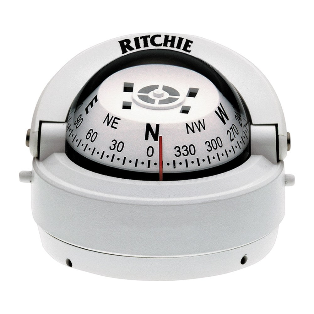 RITCHIE Explorer extern. compass 2"3/4 white/white - foto originale Osculati Srl