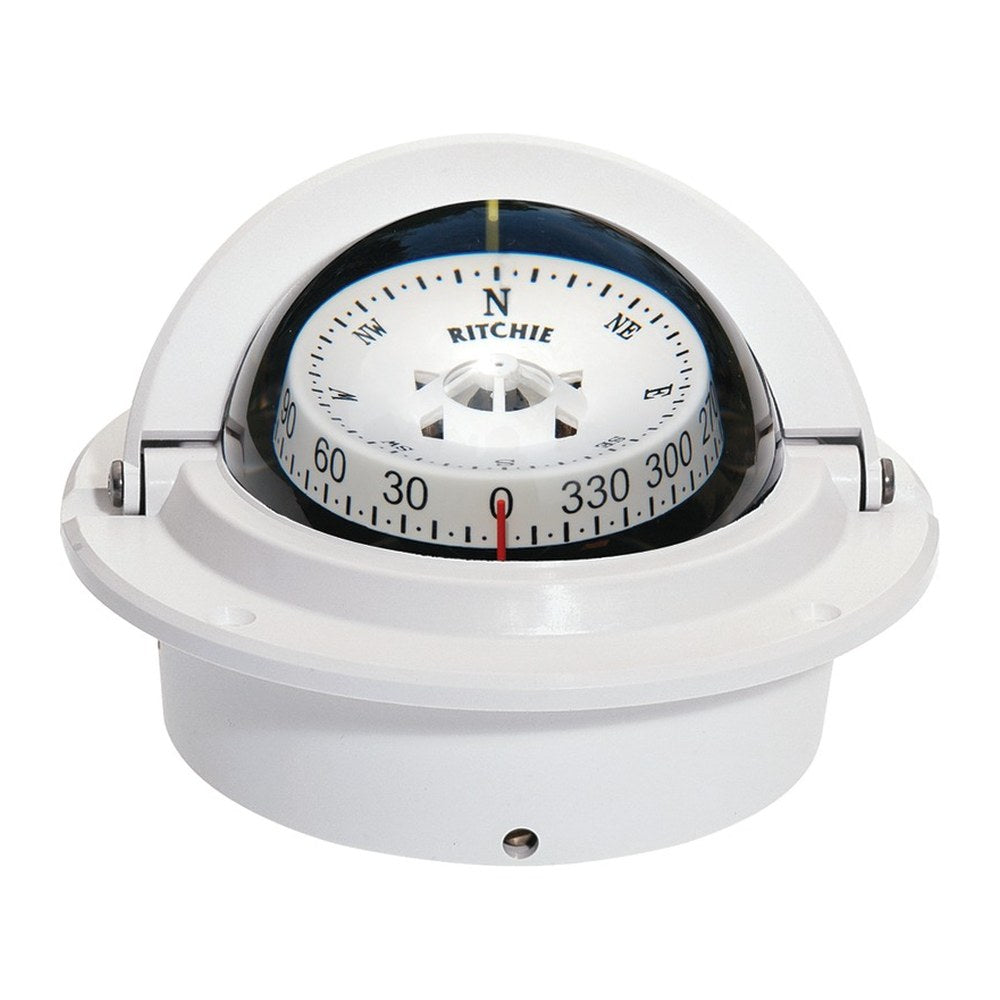 RITCHIE Voyager built-in compass 3" white/white - foto originale Osculati Srl