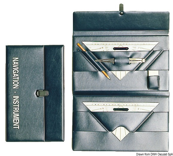 Plotting kit with case - foto originale Osculati Srl