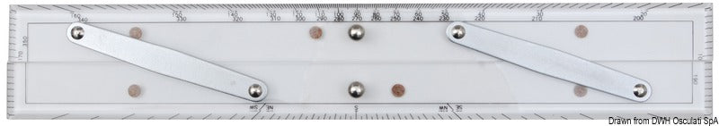 Micron parallel ruler 500 mm - foto originale Osculati Srl