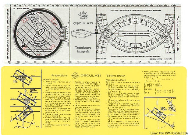 Parallel rule integral plotter - foto originale Osculati Srl