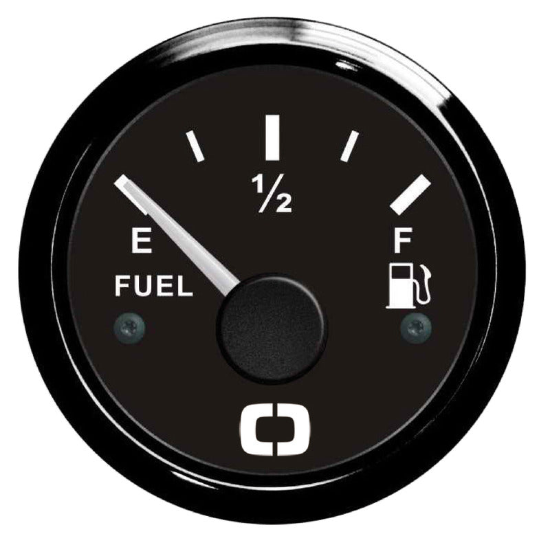 Fuel level gauge 10/190 ohm black/black - foto originale Osculati Srl