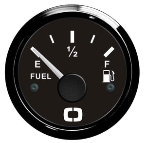 Fuel level gauge 240/33 ohm black/black - foto originale Osculati Srl