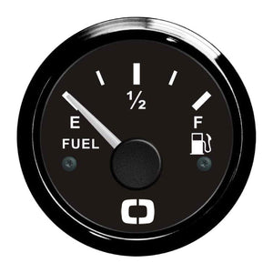 Fuel level gauge 10-180/240-33 ohm black/black - foto originale Osculati Srl