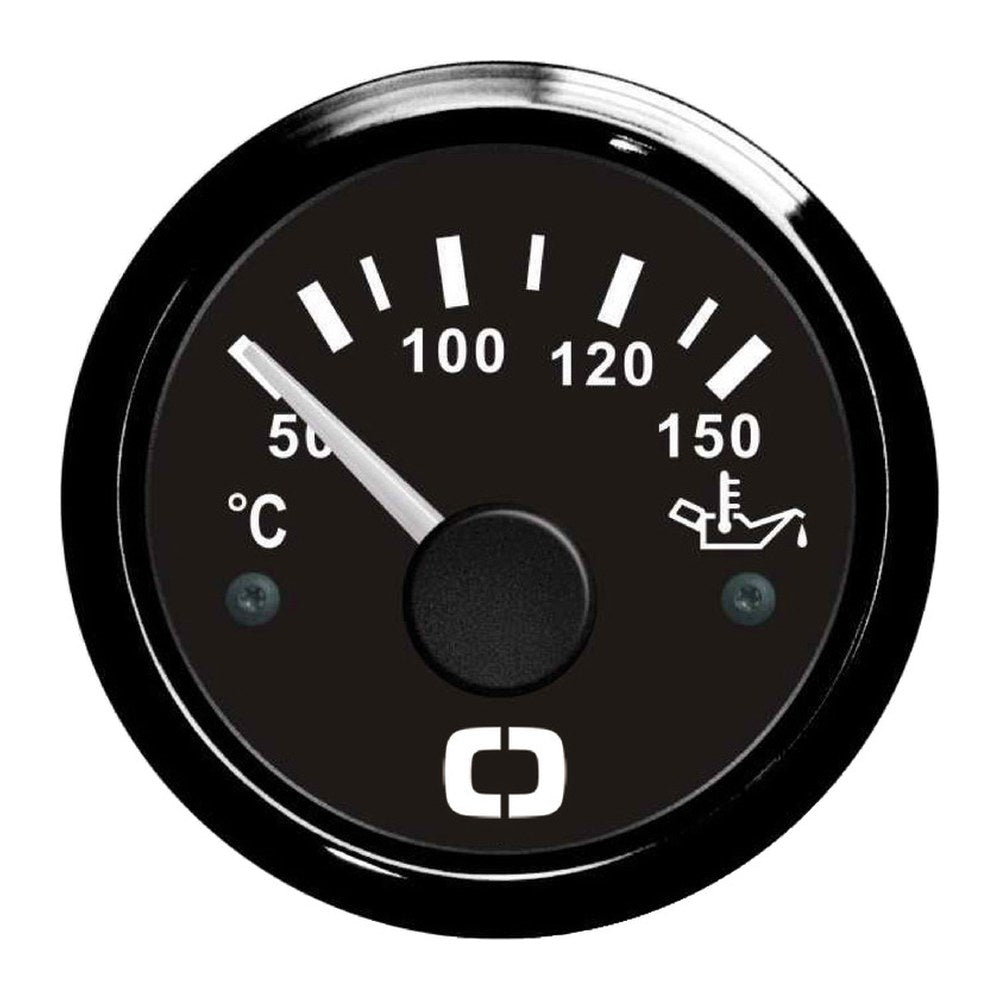 Oil temperature gauge 50/150° black/black - foto originale Osculati Srl
