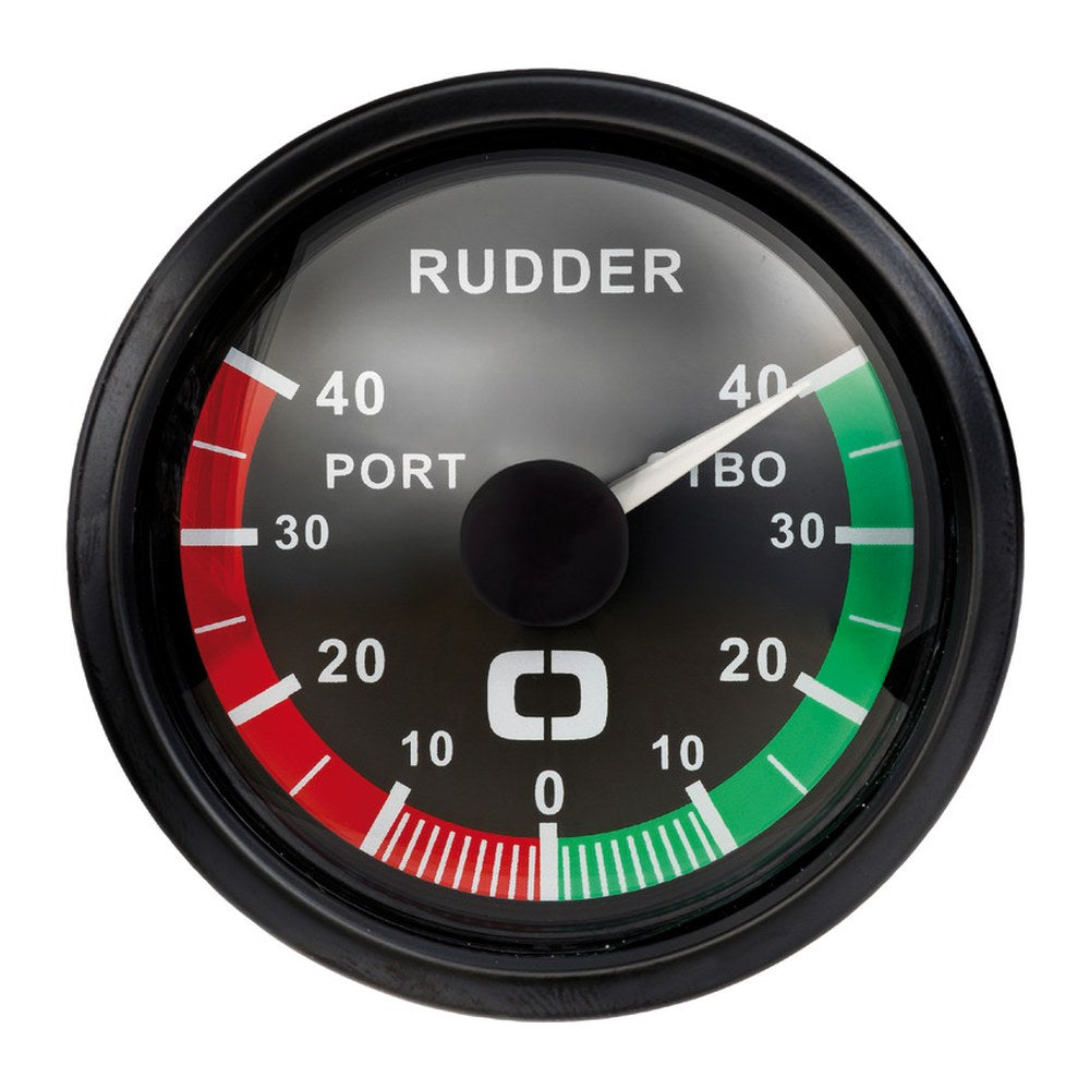 Rudder angle indicator black/black - foto originale Osculati Srl