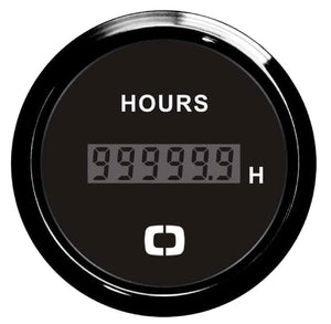 Digital hour counter black/black - foto originale Osculati Srl