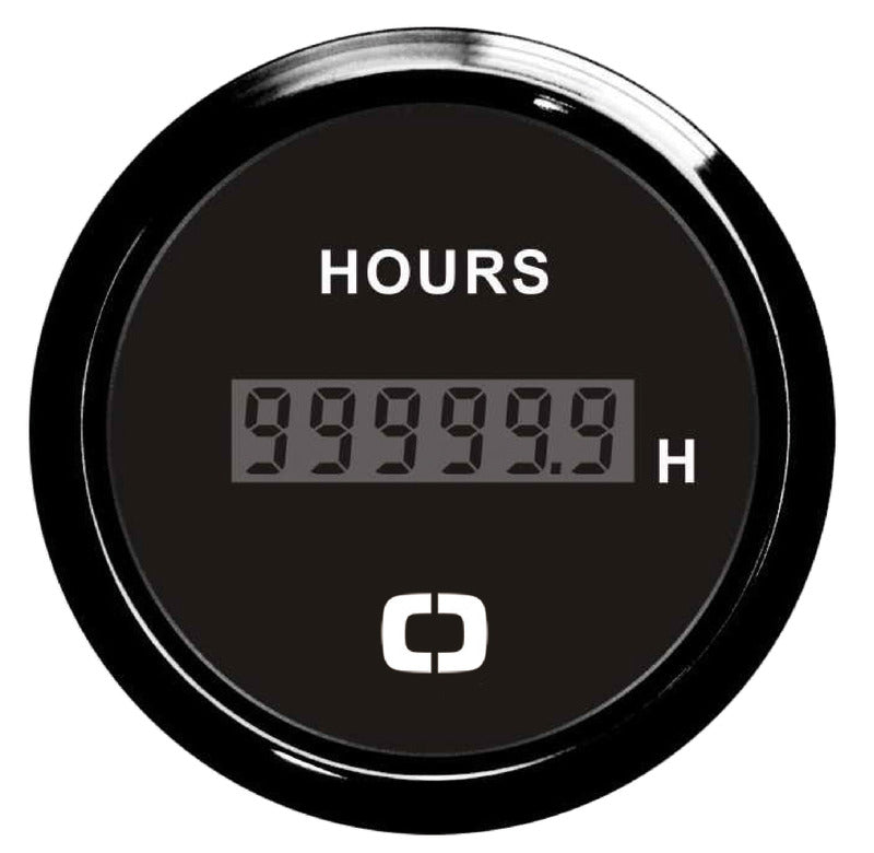 Digital hour counter black/black - foto originale Osculati Srl