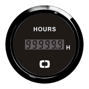 Digital hour counter black/black - foto originale Osculati Srl