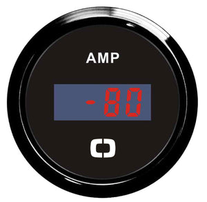 Digital ammeter w/shunt black/black - foto originale Osculati Srl