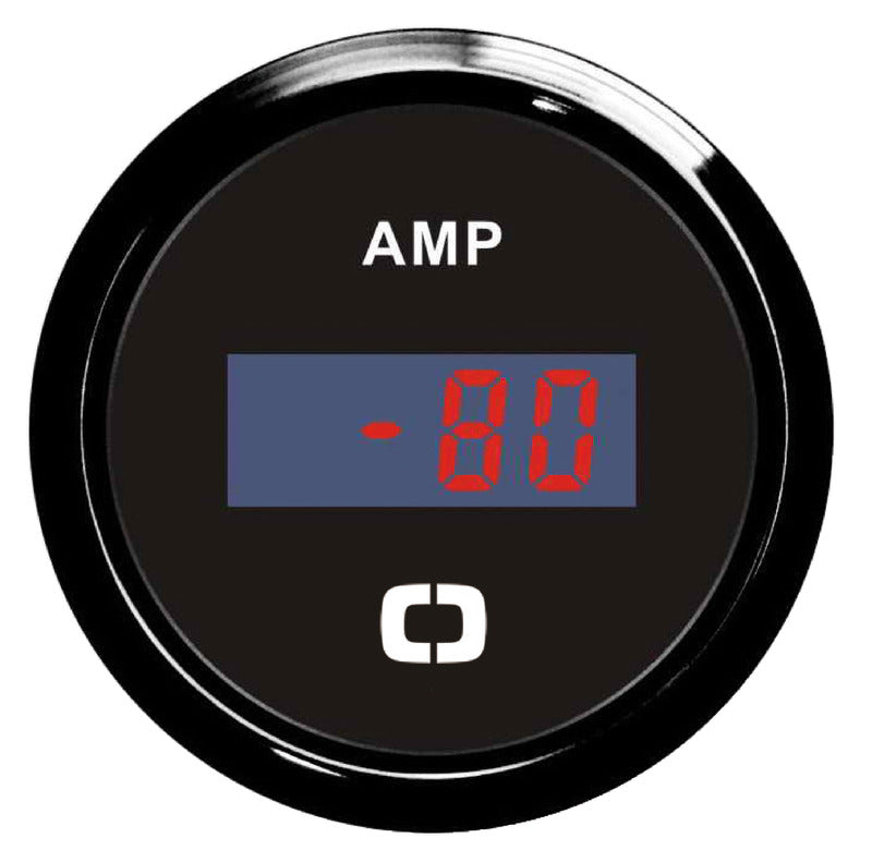 Digital ammeter w/shunt black/black - foto originale Osculati Srl
