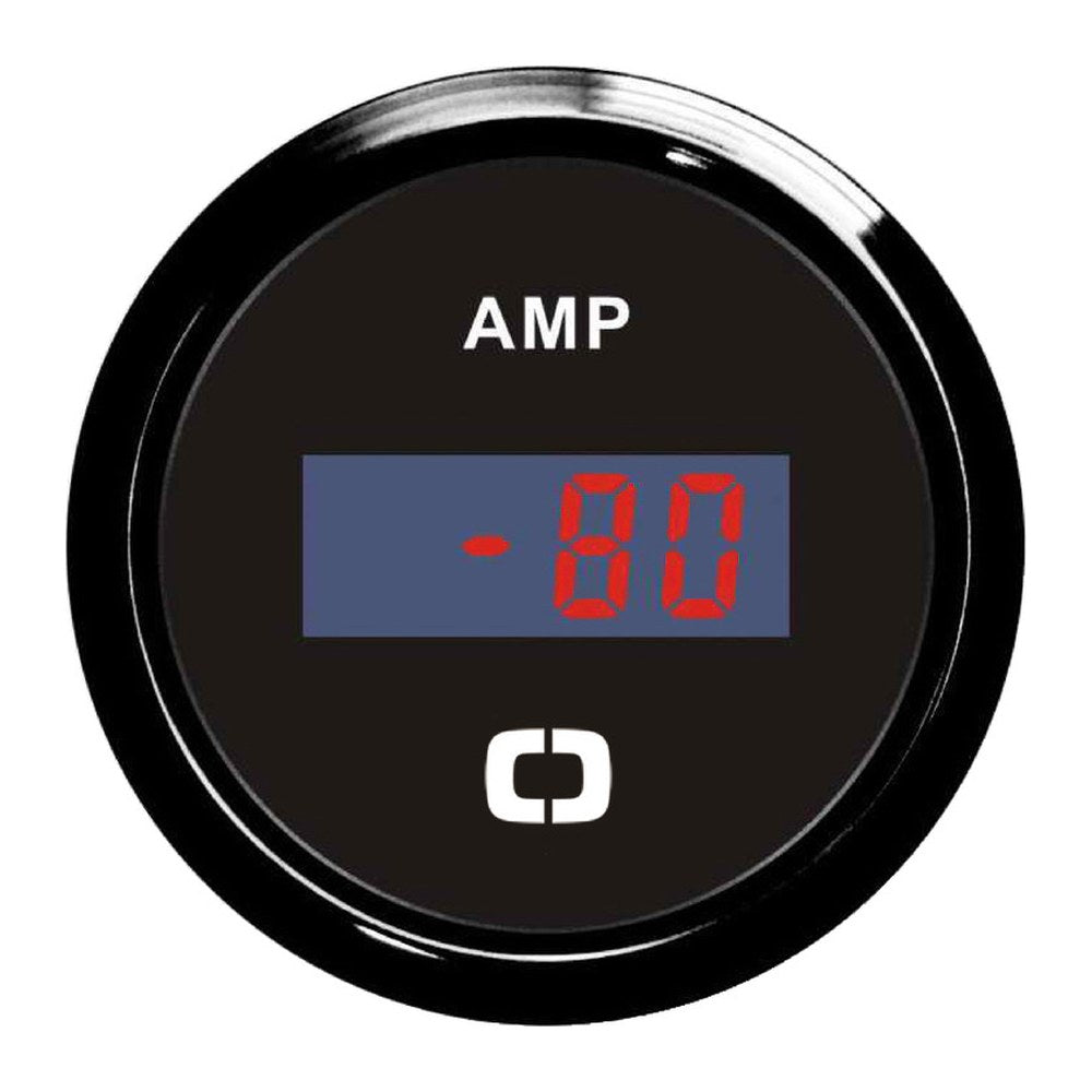 Digital ammeter w/shunt black/black - foto originale Osculati Srl