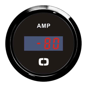 Digital ammeter w/shunt black/black - foto originale Osculati Srl