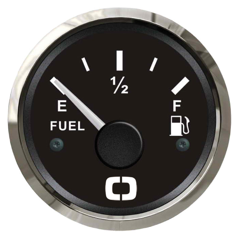 Fuel level gauge 10/180 ohm black/glossy - foto originale Osculati Srl