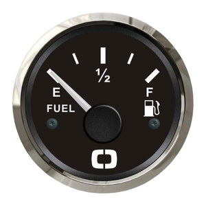 Fuel level gauge 10-180/240-33 ohm black/glossy - foto originale Osculati Srl