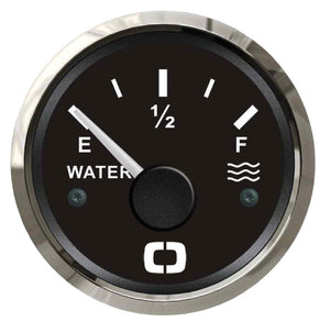 Water level gauge 240/33 ohm black/glossy - foto originale Osculati Srl