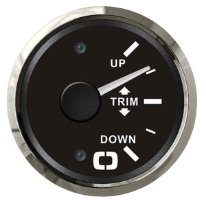 Trim indicator 0/190 ohm black/glossy - foto originale Osculati Srl