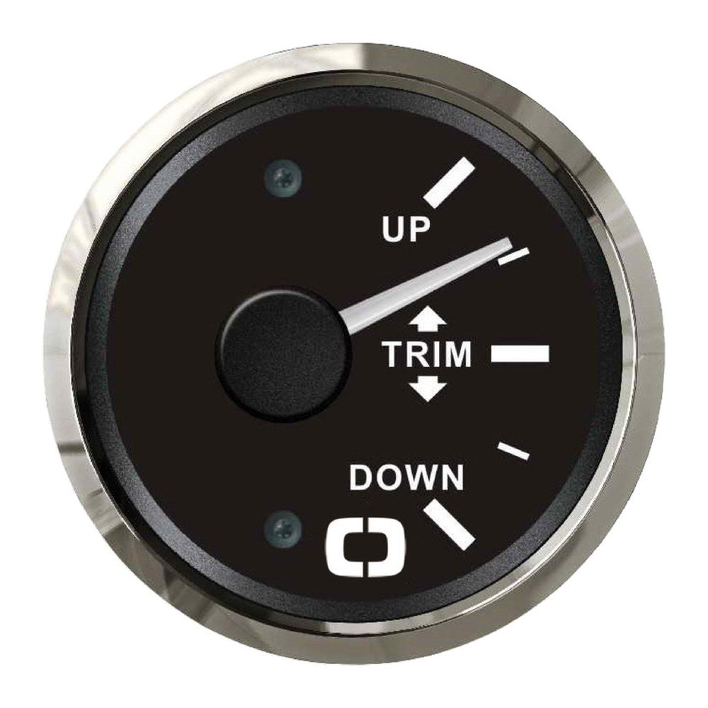 Trim indicator 0/190 ohm black/glossy - foto originale Osculati Srl